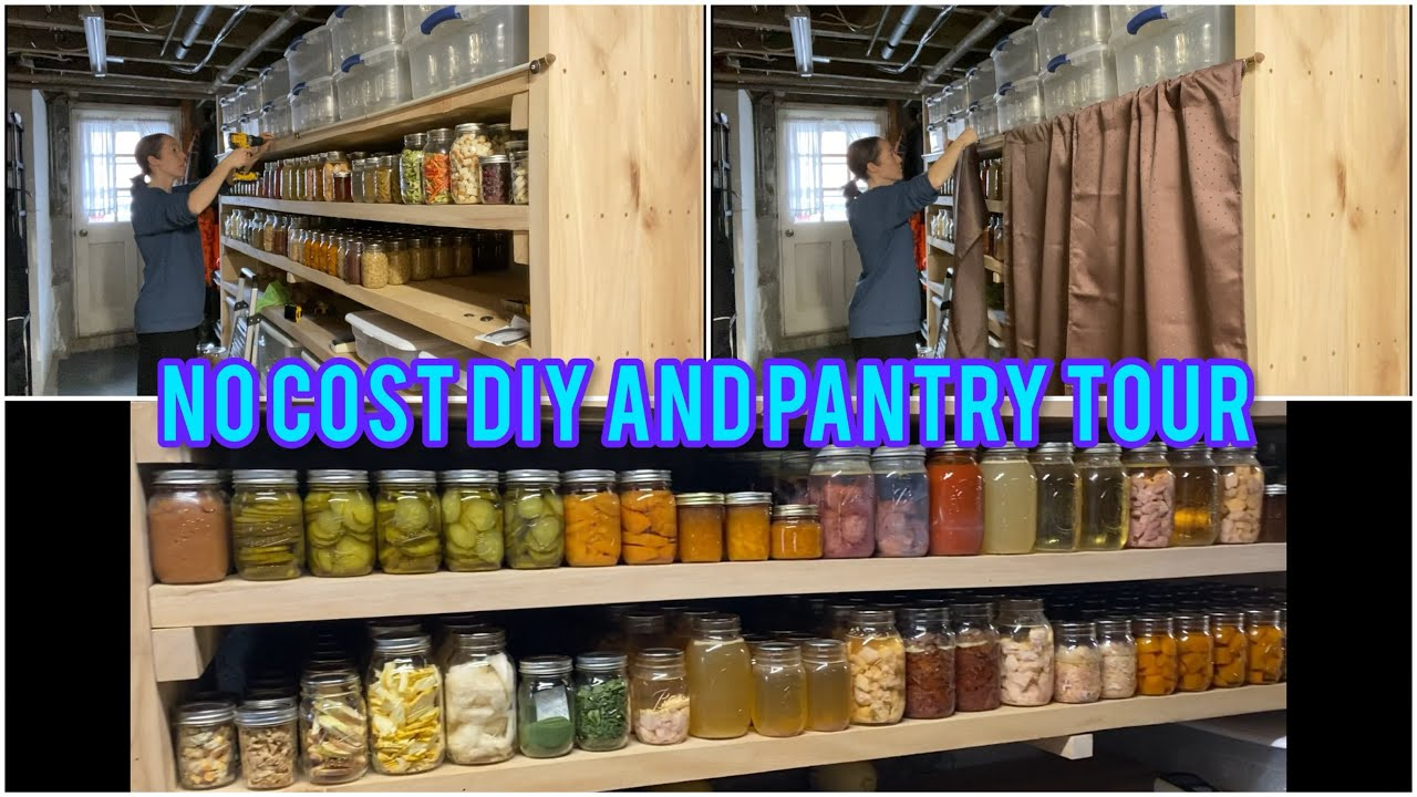 Frugal Living No-Cost DIY and Pantry Tour 2024